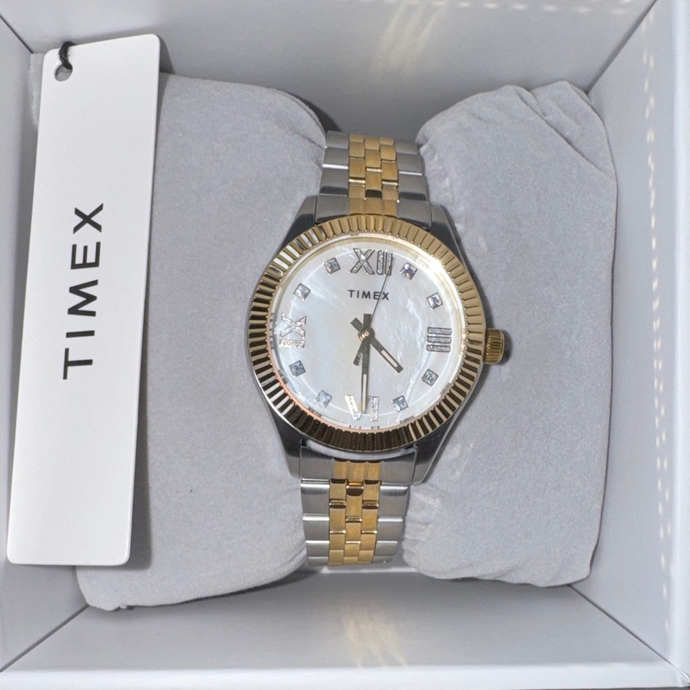Timex Two-Tone Gold and Silver Watch